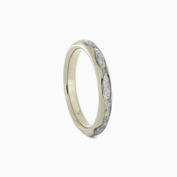 stardust ring with wavy gold