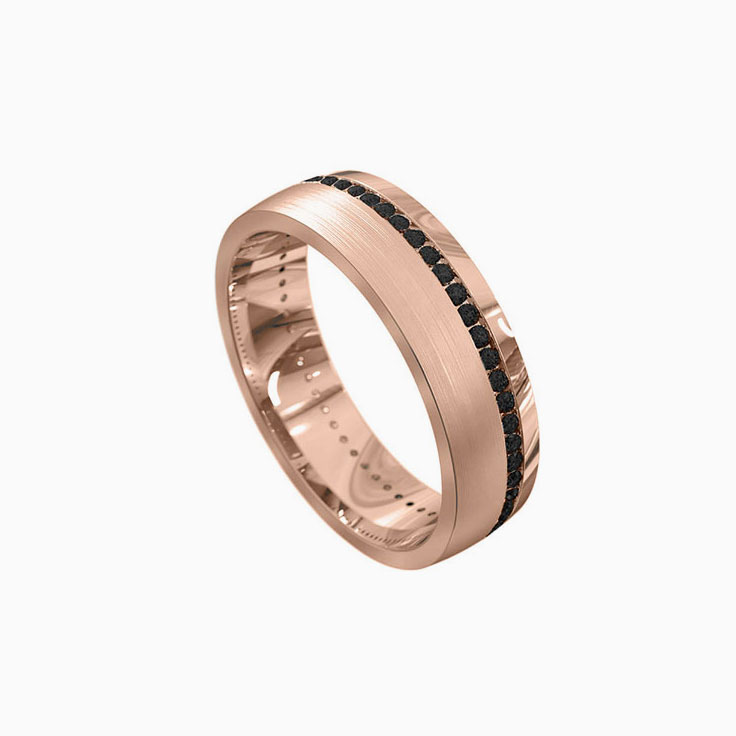 Black Diamonds Mens Ring
