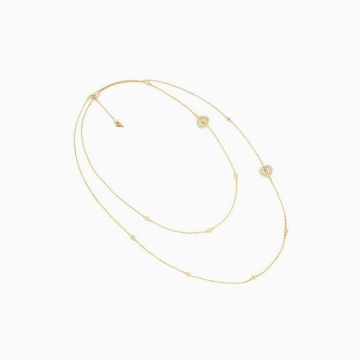 Diamond and Gold Heart Necklace