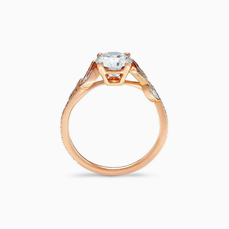 Pattern ladies engagement ring