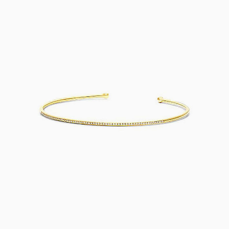 Petite Diamond Cuff Bangle