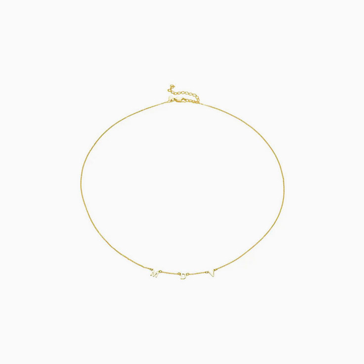 Initial Gold Necklace
