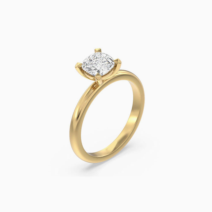 Cushion Cut Engagement Ring
