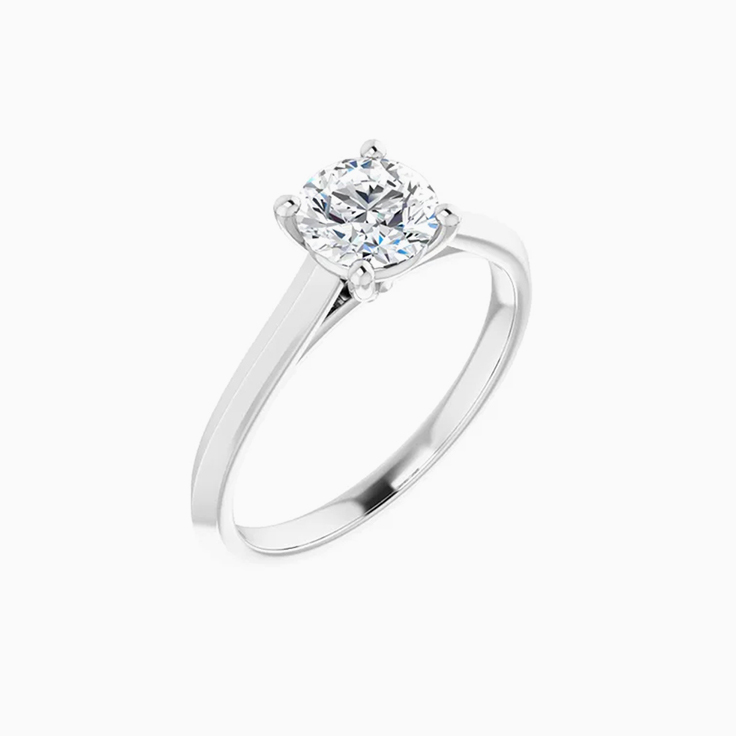 Cathedral engagement ring