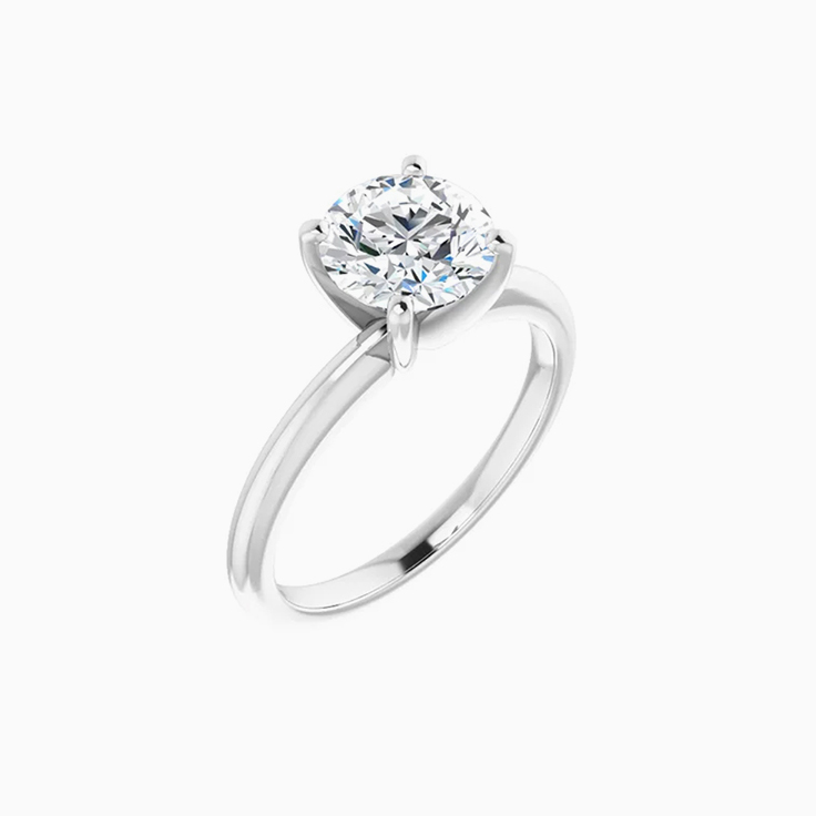 2 carat solitaire engagement ring