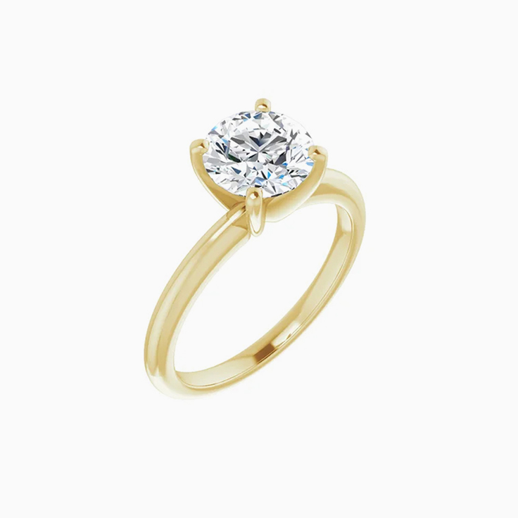 2 carat solitaire engagement ring