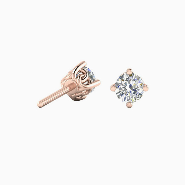 Lab grown diamond studs