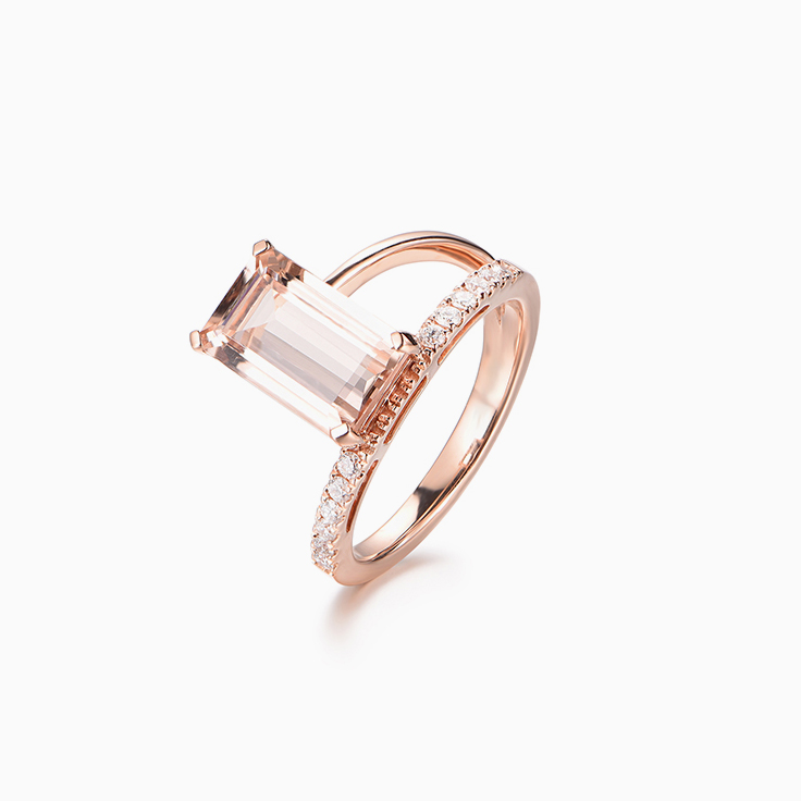 Morganite Wrap Ring