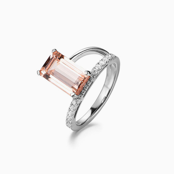 Morganite Wrap Ring