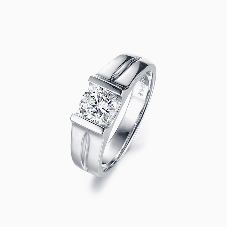 Partial Bezel Diamond Wedder