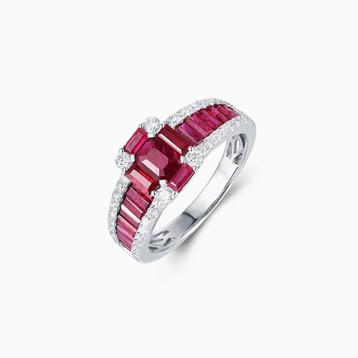 Diamond and Gemstone Ring
