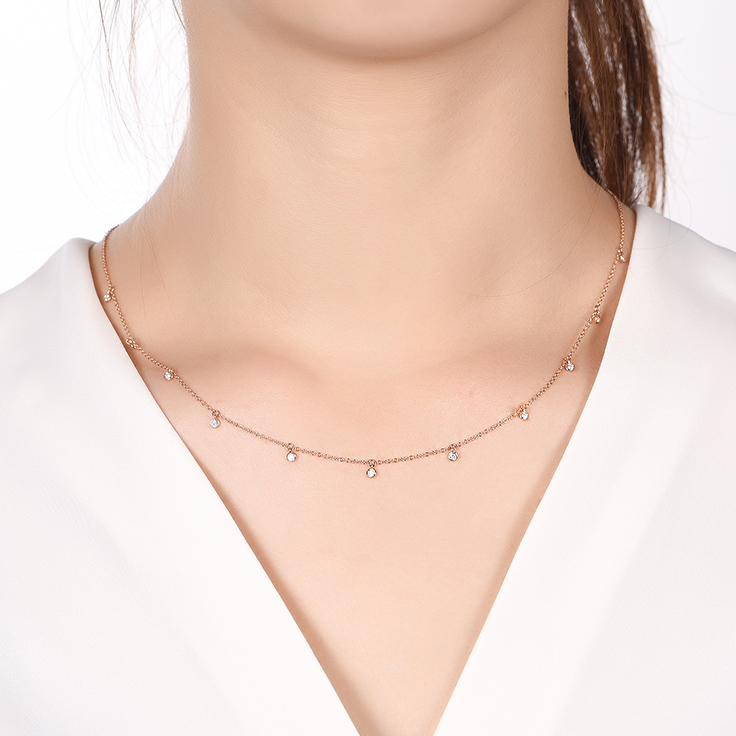 Diamonds by the yard Necklace