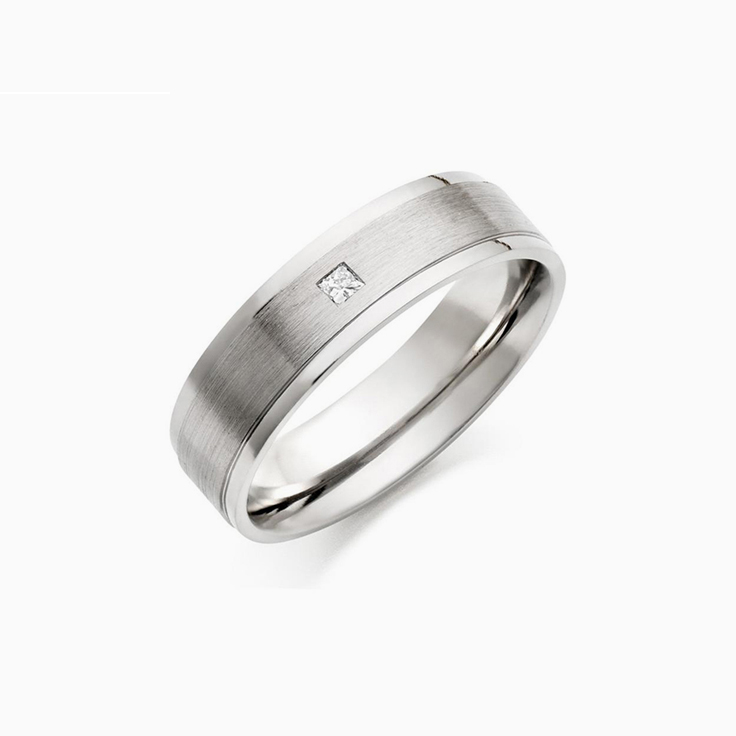 Princess Cut Drop Set wedder