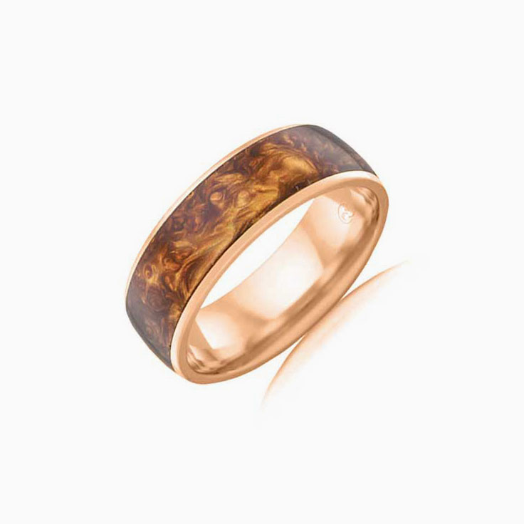 Brown Spectrum mens ring J4295