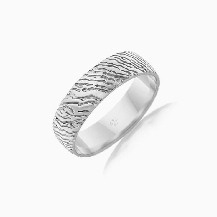 Carved Mens Wedding ring J3597