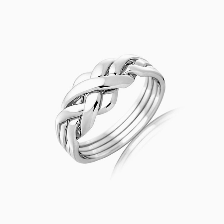 Braided Mens Wedding Ring
