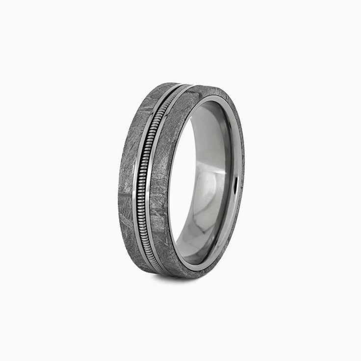 Meteorite Band with Guitar string