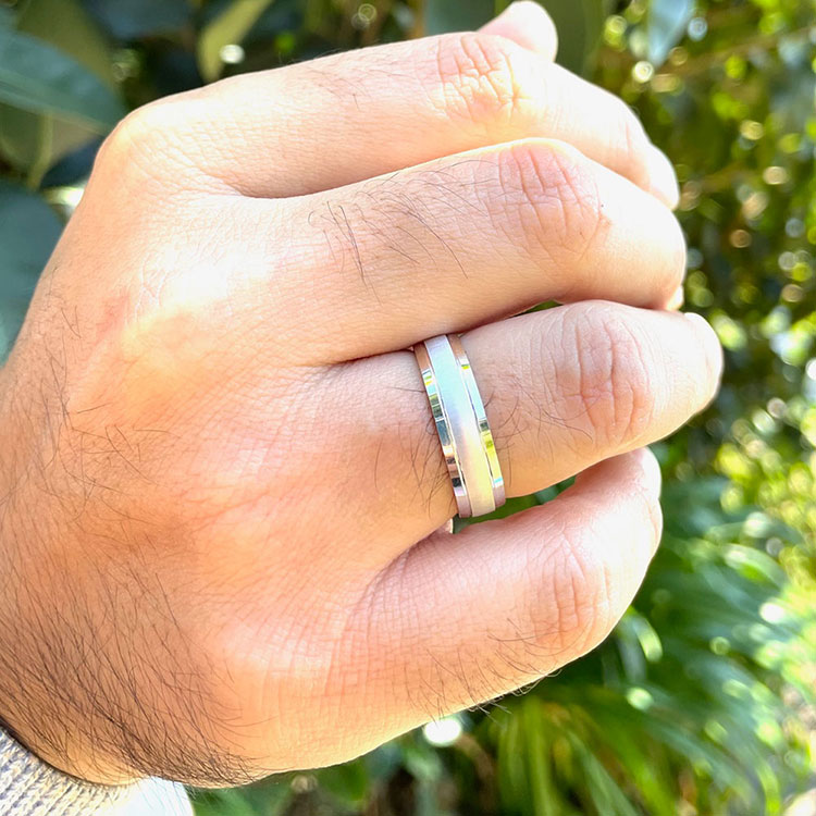 mens wedding ring 4086