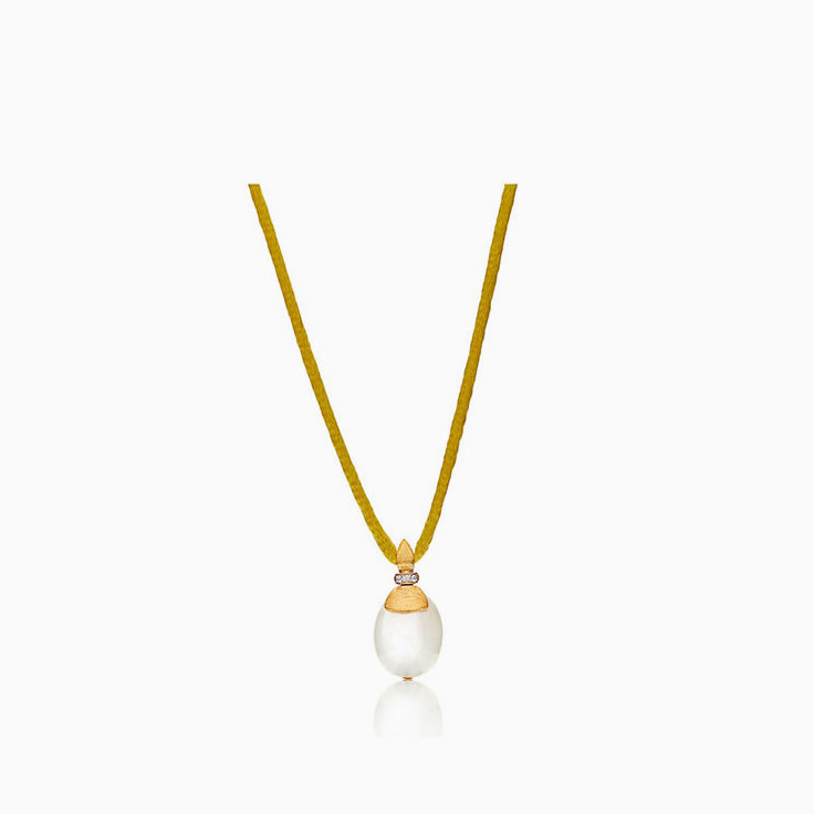 Moonstone Drop Necklace